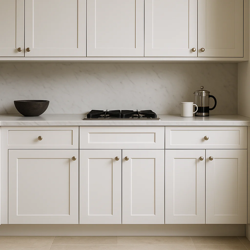 Design House Brookings Solid Wood Shaker Base Kitchen Cabinet, White Finish - Image 2