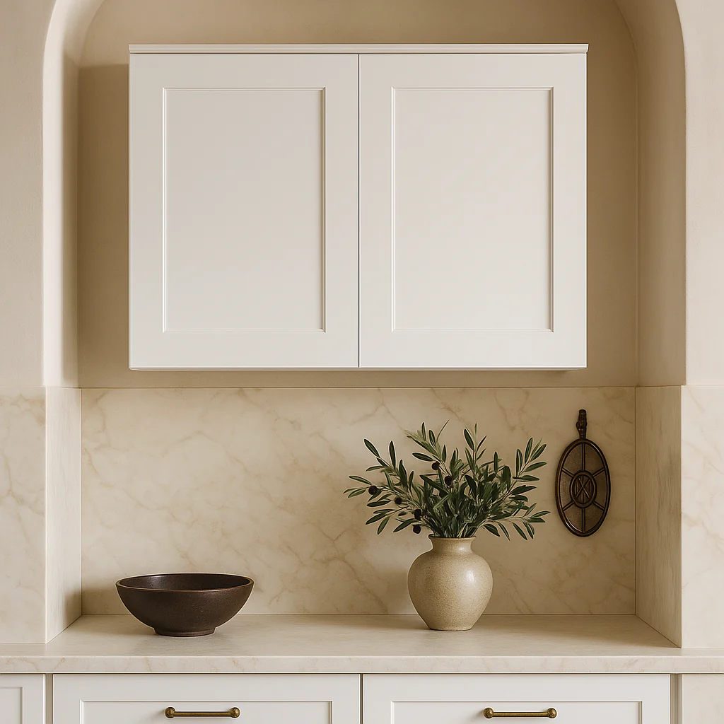 Design House Brookings Solid Wood Shaker Wall Kitchen Cabinet, White, 36x24x12 in. - Image 3