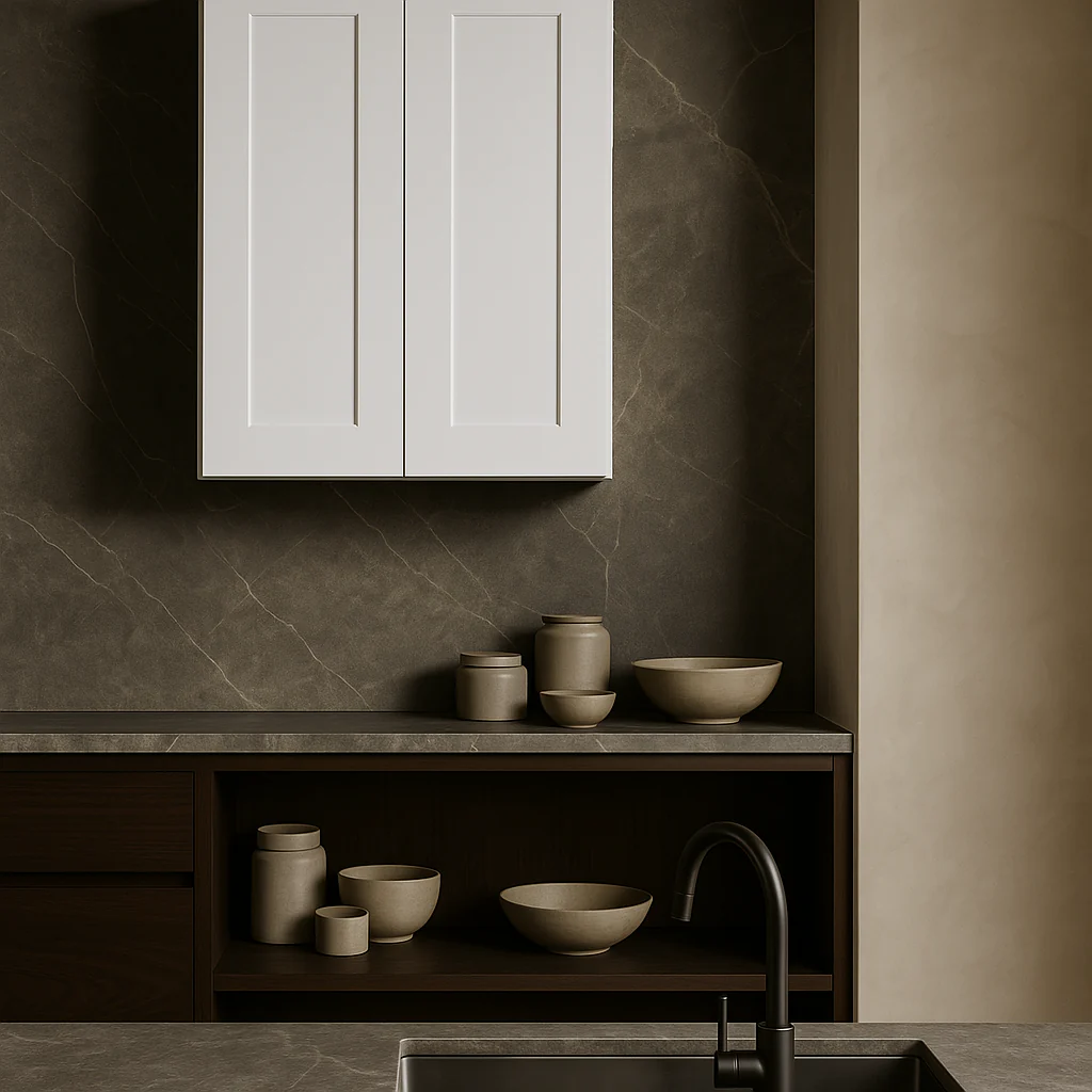 Design House Brookings White Shaker 2-Door Wall Kitchen Cabinet - Image 2