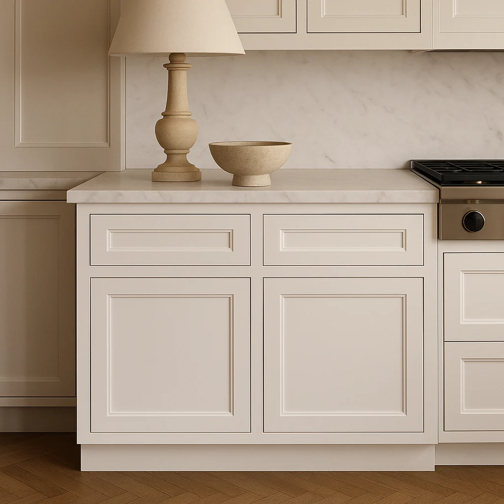 Design House Brookings White Shaker Base Kitchen Cabinet - 48x34.5x24 in. - Image 4