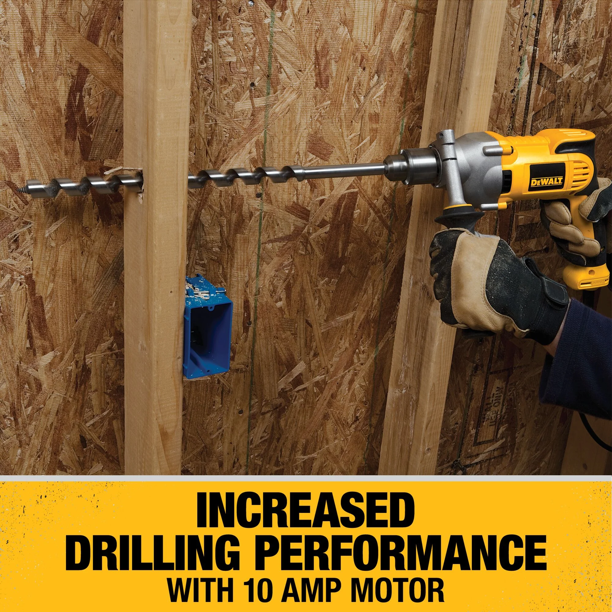 DEWALT 10-Amp 1/2-in Keyed Corded Drill, DWD210G - Image 7