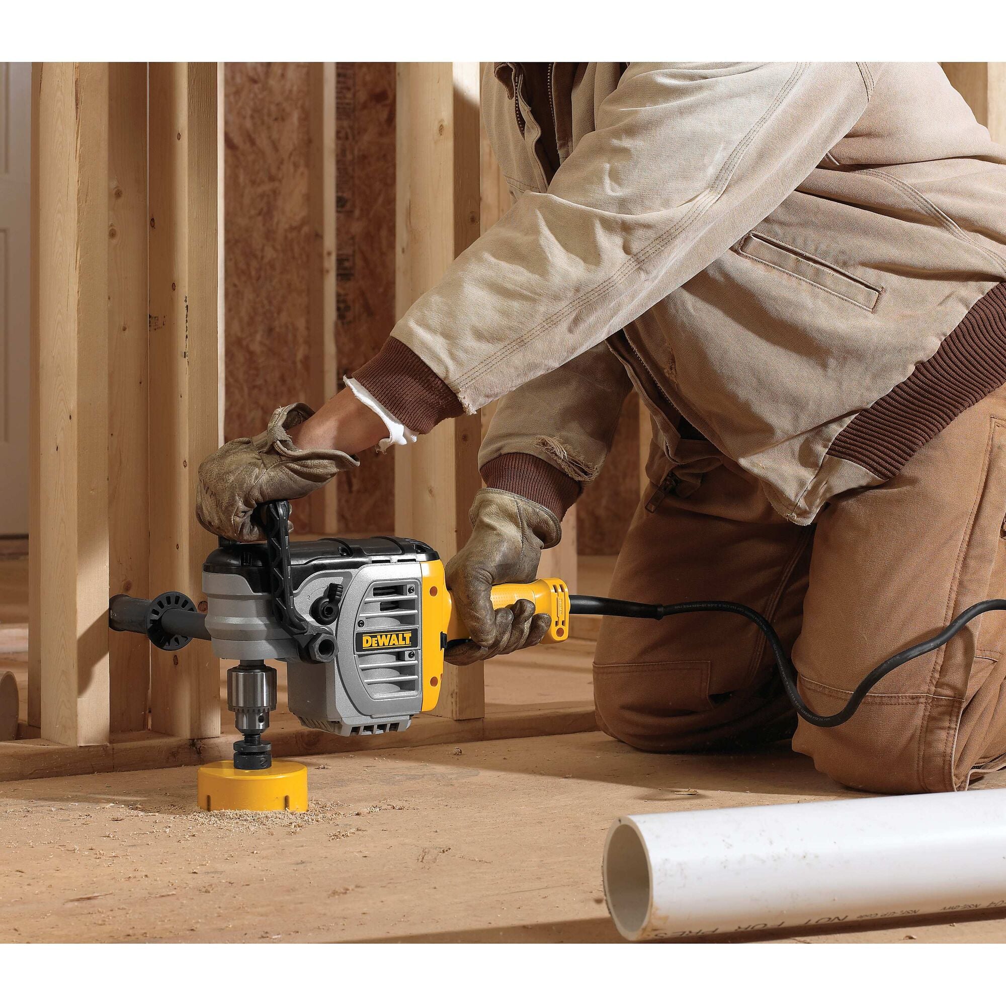 DEWALT 11-Amp 1/2-in Keyed Corded Stud & Joist Drill (DWD450) - Image 5