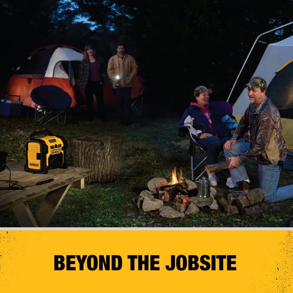 DEWALT 12V/18V/20V MAX Water-Resistant Cordless Jobsite Radio, DCR018 - Image 6