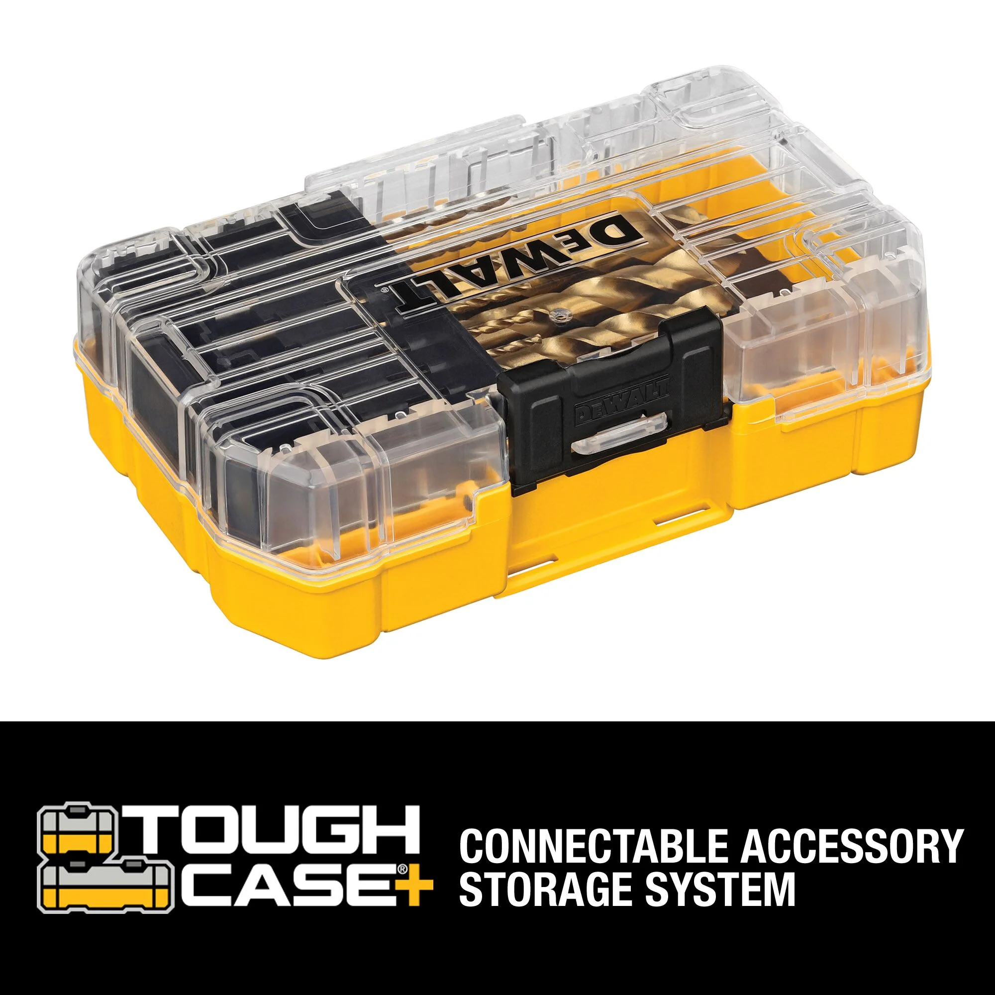 DEWALT 14-Piece Assorted Titanium Twist Drill Bit Set, Pilot Point, ToughCase+ (DW1354) - Image 5