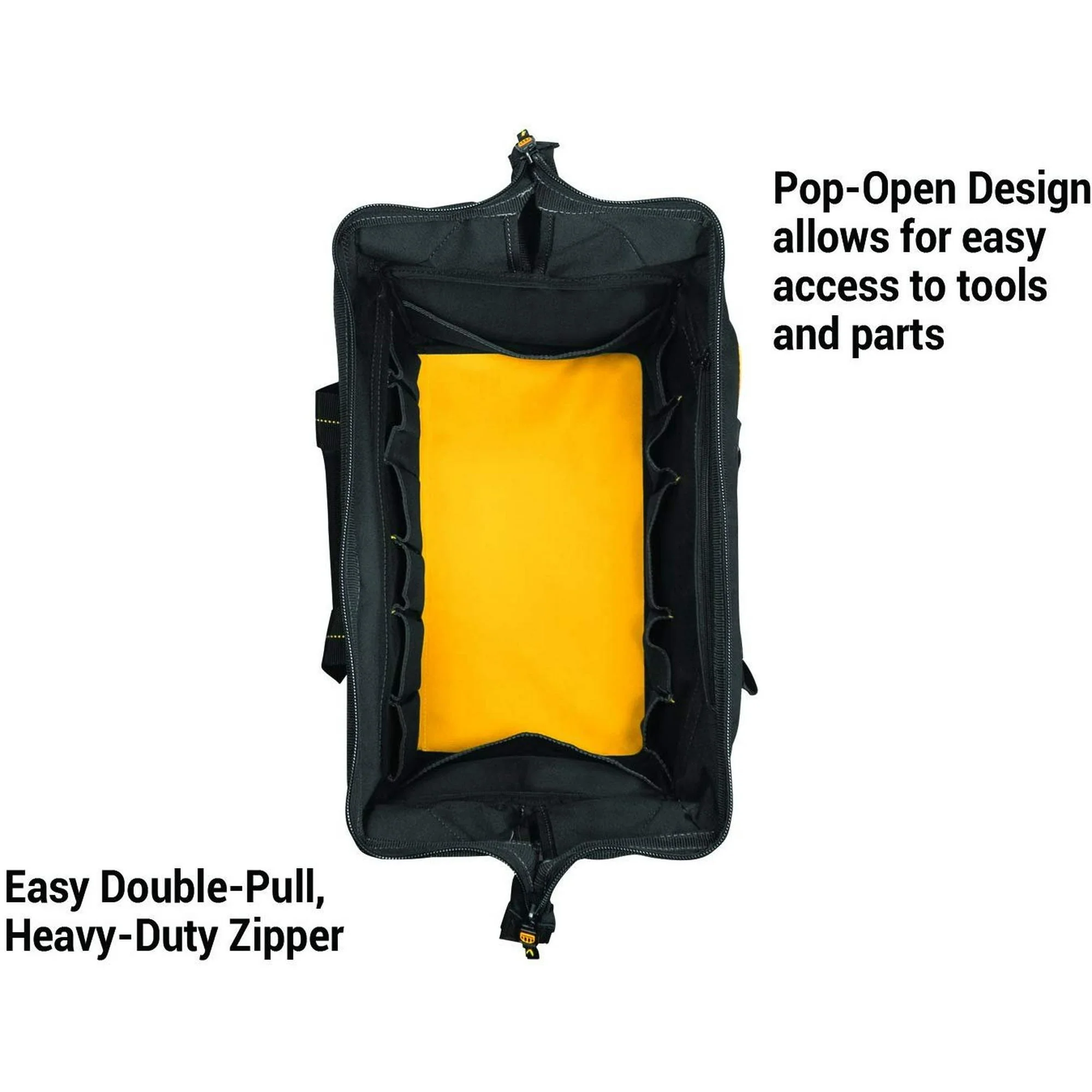 DEWALT 18 in. 28-Pocket Pro Contractor's Closed-Top Tool Bag, DG5553 - Image 5