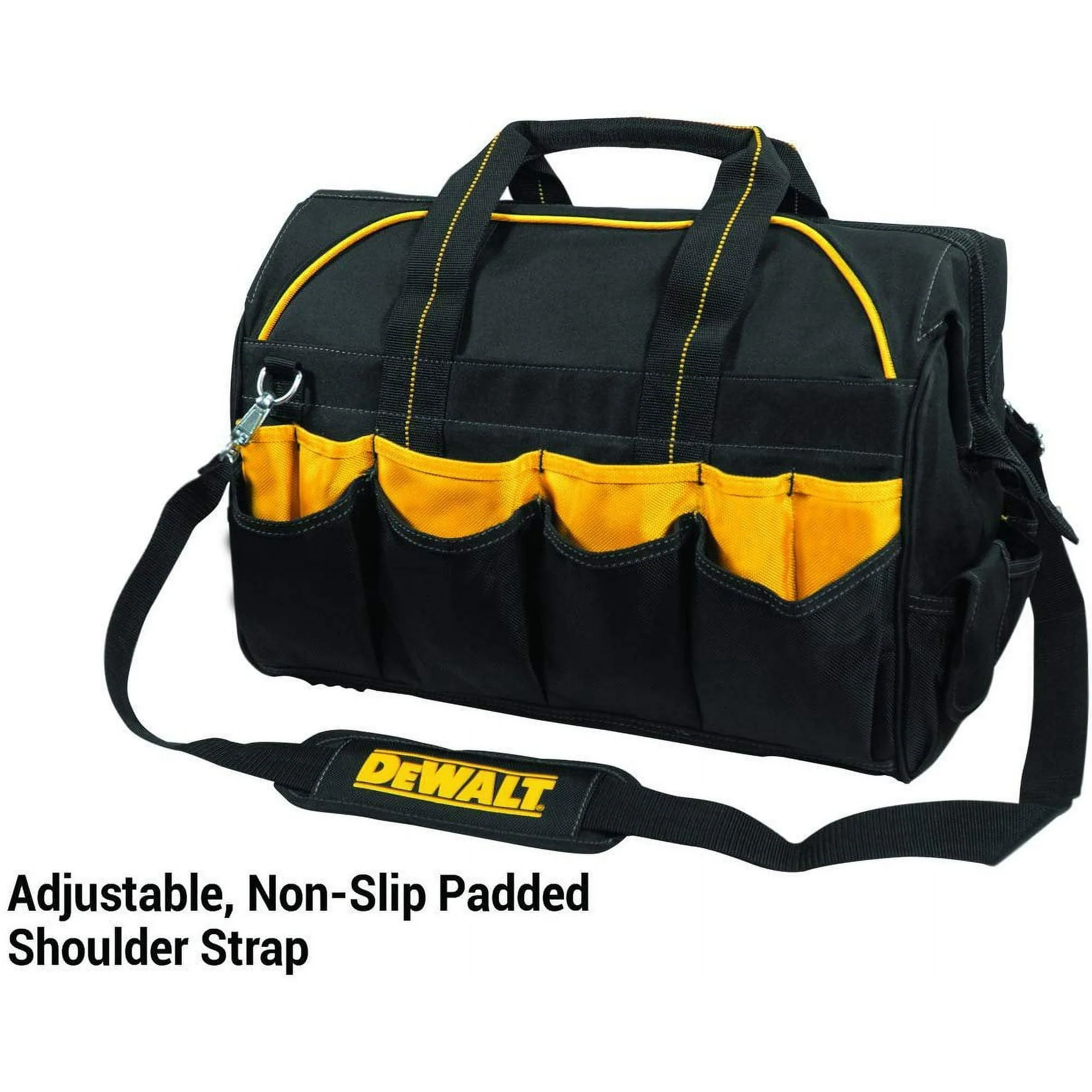 DEWALT 18 in. 28-Pocket Pro Contractor's Closed-Top Tool Bag, DG5553 - Image 6