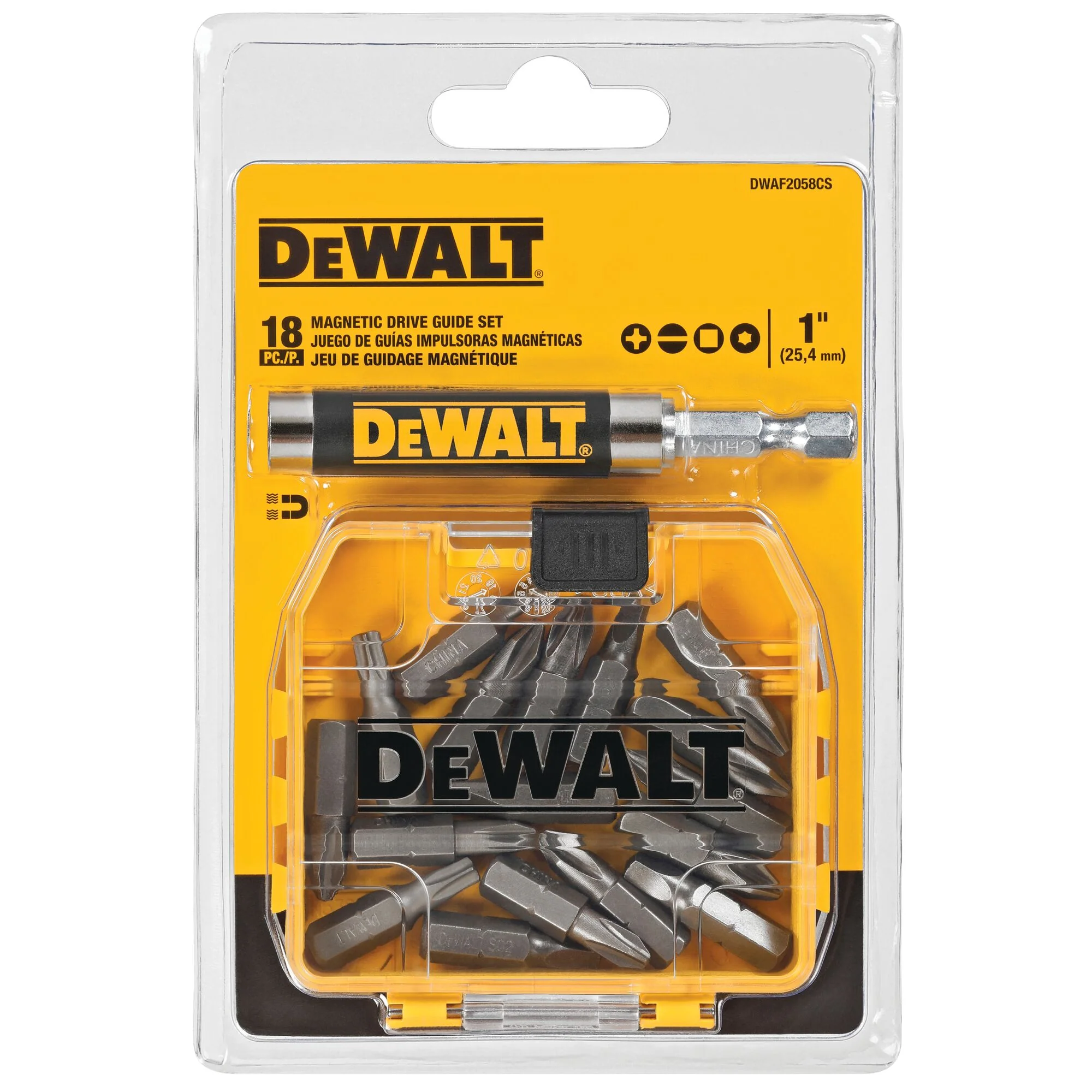 DEWALT 18-Pack 1-in Magnetic Screwdriving Bit Drive Guide Set - Image 7