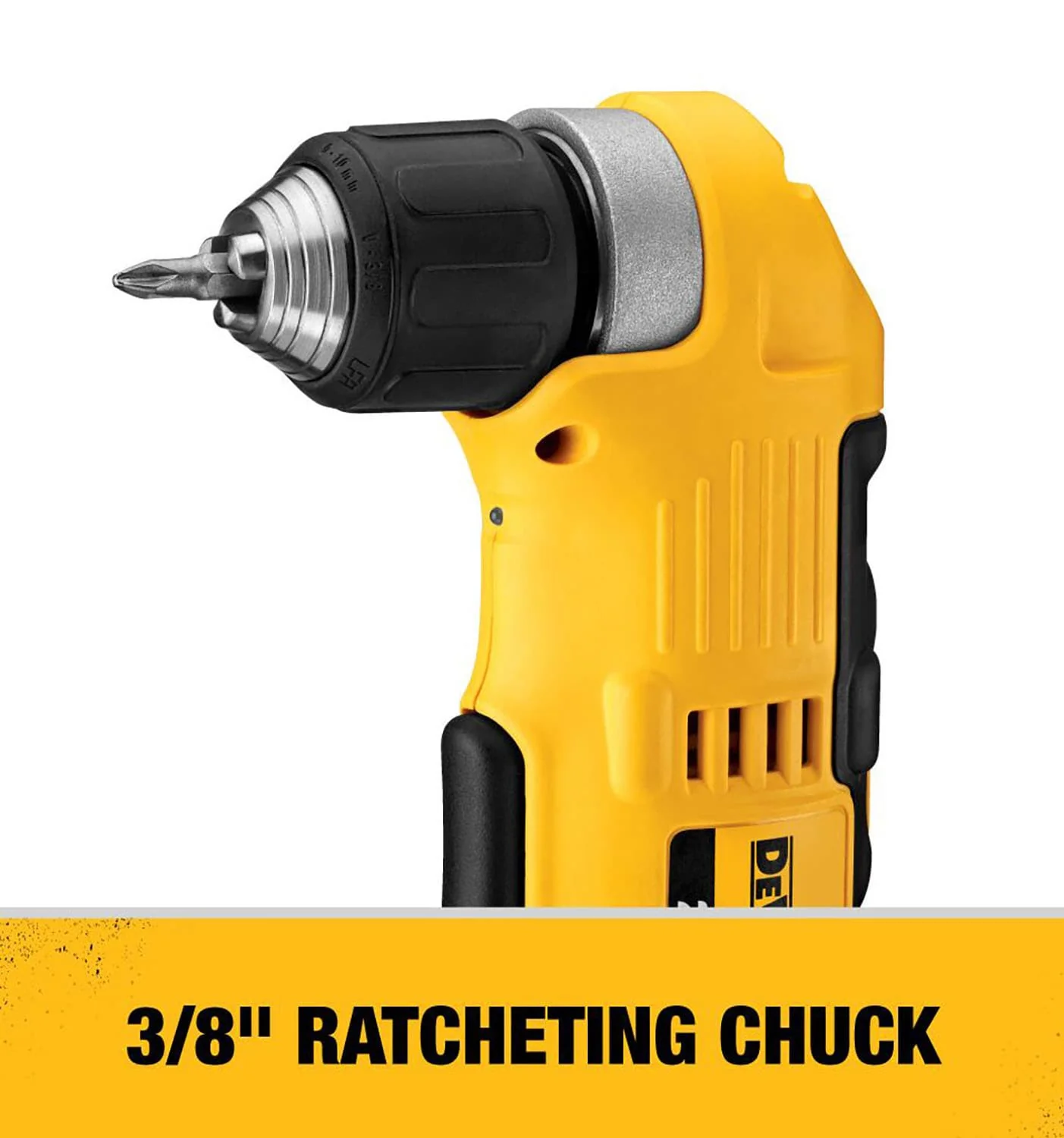 DEWALT 20-Volt MAX 3/8-in Right Angle Cordless Drill/Driver, DCD740B - Image 3