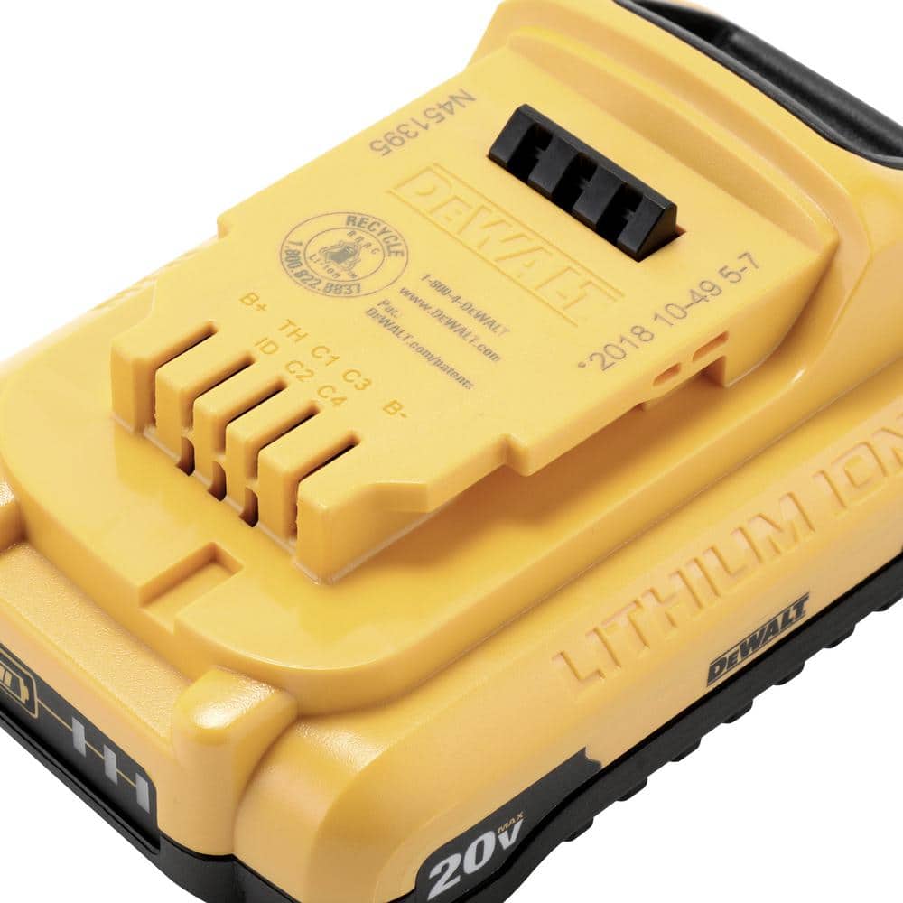 DEWALT 20-Volt MAX Compact Lithium-Ion 3.0Ah Battery Pack (3-Pack) - Image 7