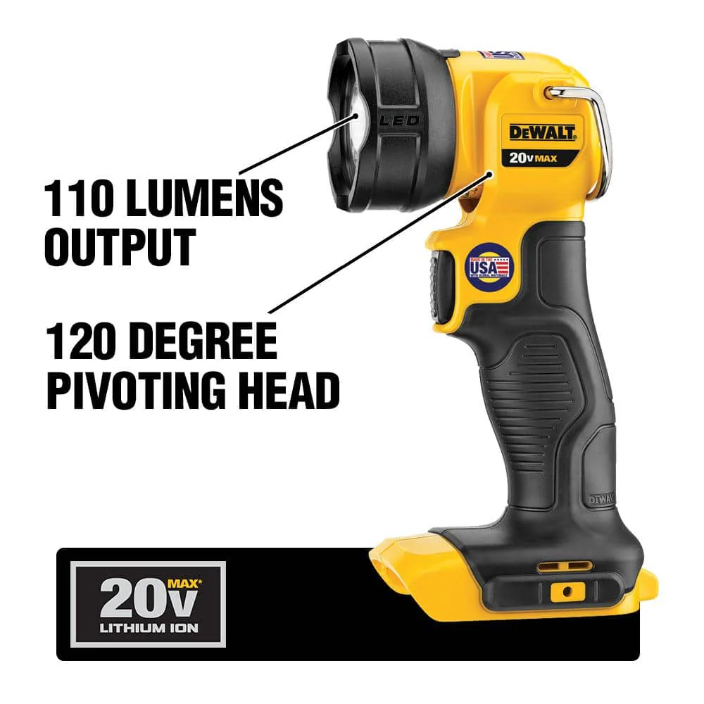 DEWALT 20-Volt MAX Lithium-Ion Cordless 5-Tool Combo Kit with (2) 2Ah Batteries, Charger & Tool Bag (DCK521D2) - Image 7