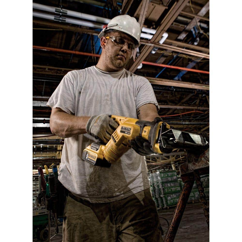 DEWALT 20-Volt MAX Lithium-Ion Cordless Compact Reciprocating Saw Kit with 2.0Ah Battery, Charger, Bag + Bonus 5.0Ah Battery - Image 5