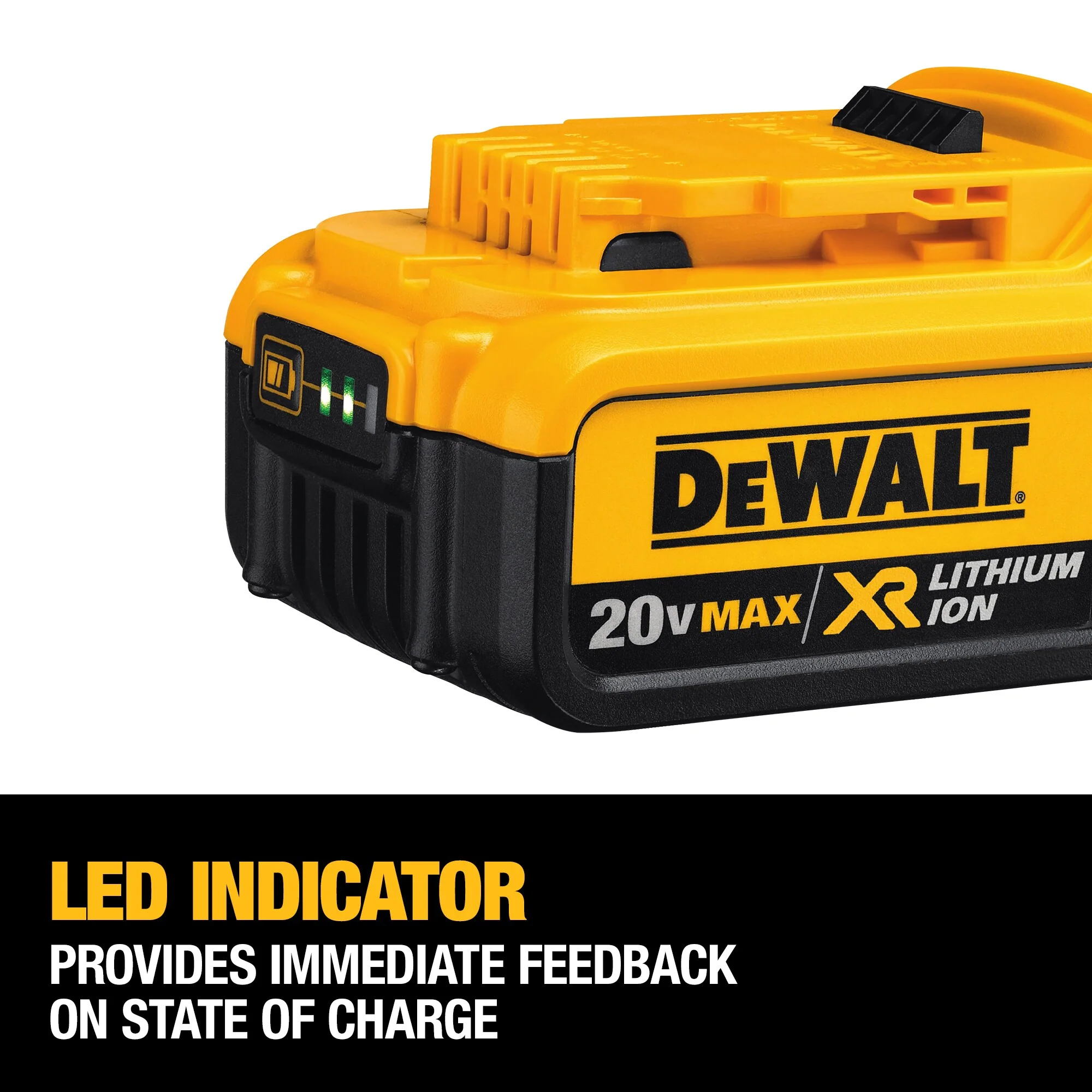 DEWALT 20-Volt MAX Variable Speed 1/2-in Square Drive Cordless Impact Wrench Kit with 2 XR 4.0Ah Batteries and Charger - Image 7