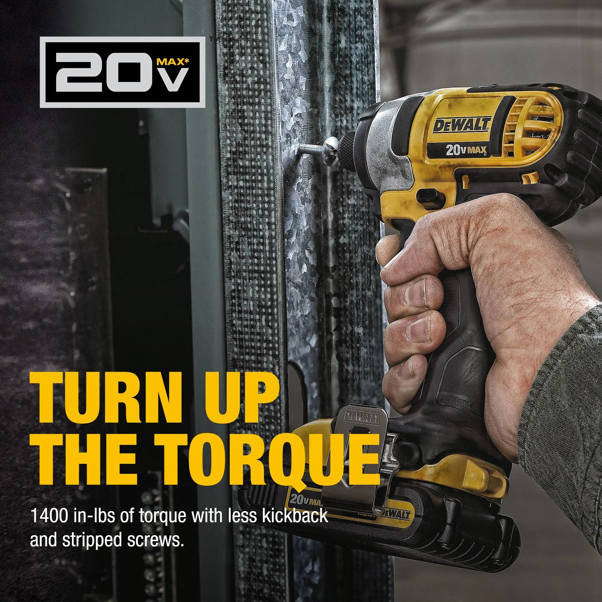 DEWALT 20-Volt MAX Variable Speed Cordless Impact Driver Kit, 1/4-in Hex, 1 Battery & Charger Included (DCF885C1) - Image 6