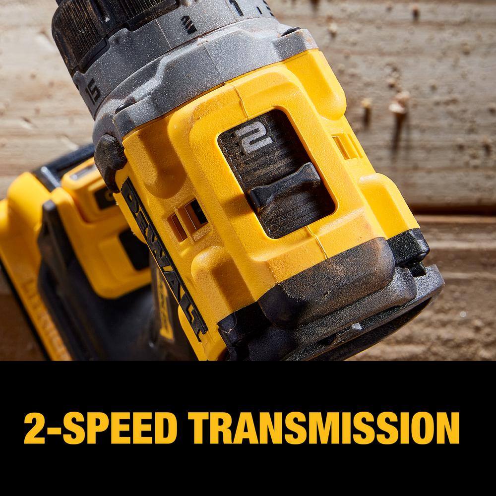 DEWALT 20-Volt MAX XR Brushless 1/2 in. Drill/Driver Kit with FREE ATOMIC 20-Volt Brushless Oscillating Tool - Image 8
