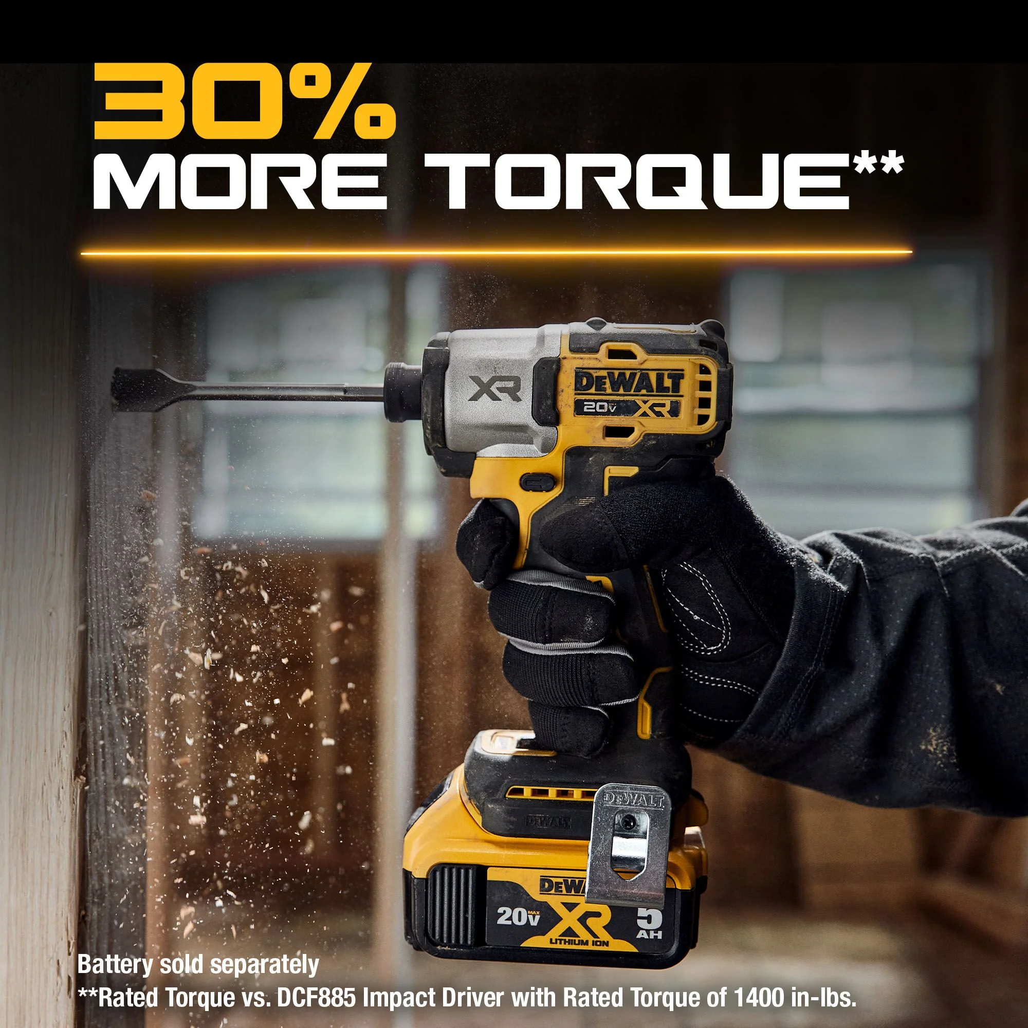 DEWALT 20-Volt MAX XR Brushless Variable Speed Cordless Impact Driver, 1/4-in, Tool-Only - Image 4