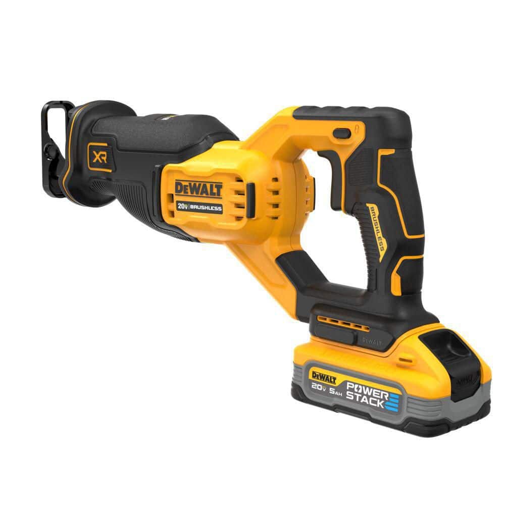 DEWALT 20V MAX Cordless Brushless Reciprocating Saw Kit with 5.0Ah Battery and Charger - Image 2