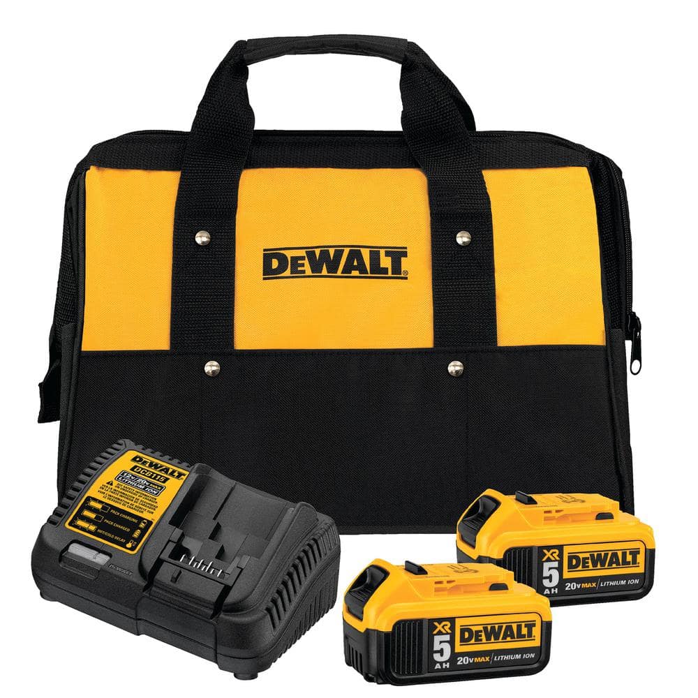 DEWALT 20V MAX Li-Ion Cordless Compact Reciprocating Saw Kit – Tool-Only + (2) 5.0Ah Batteries, Charger & Bag - Image 7