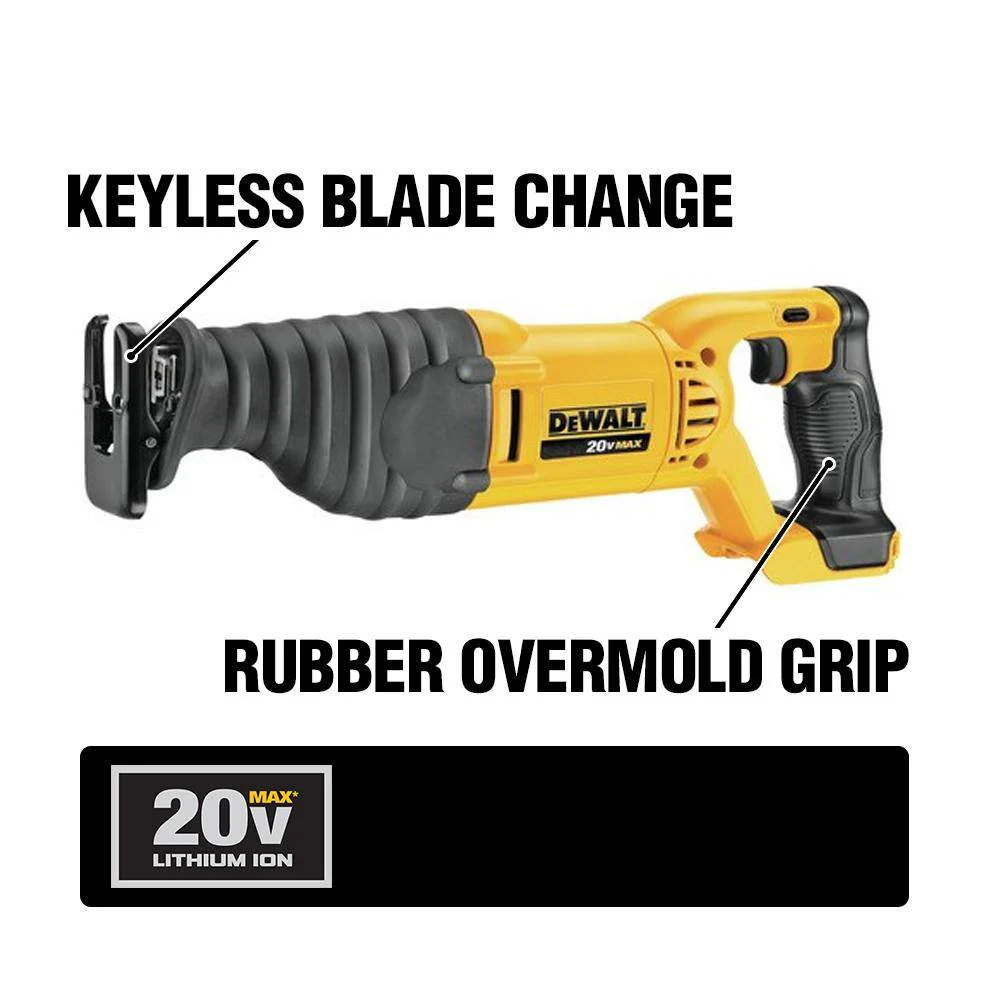 DEWALT 20V MAX Lithium-Ion Cordless 4-Tool Combo Kit with ATOMIC 20V Brushless Oscillating Tool, (2) 2.0Ah Batteries & Charger - Image 4