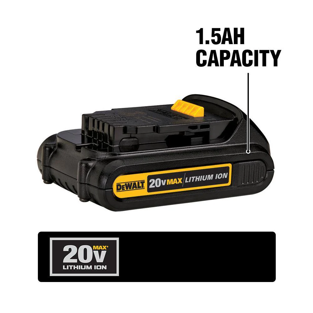 DEWALT 20V MAX Lithium‑Ion Cordless 6‑Tool Combo Kit with (2) 2.0Ah Batteries, Charger and Tool Bag - Image 5