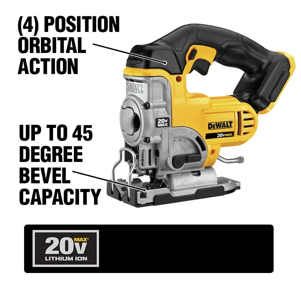 DEWALT 20V MAX Cordless Jig Saw with 3.0Ah Battery - Image 3