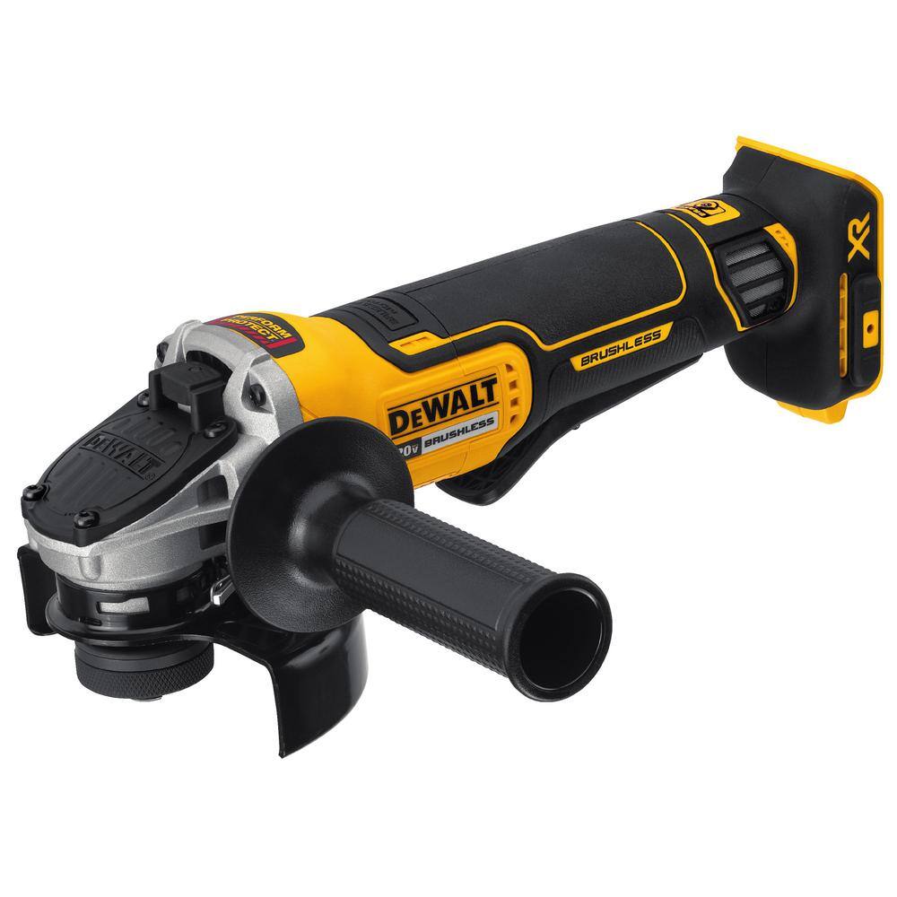 DEWALT 20V MAX XR 7-1/4 in. Brushless Cordless Circular Saw (Tool-Only) + 20V 4-1/2 in. Brushless Angle Grinder (Tool-Only) with 20V 4.0Ah Battery - Image 7