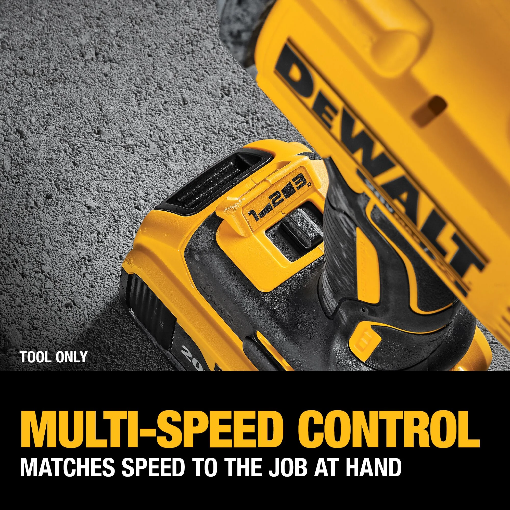 DEWALT 20V MAX XR Brushless Variable Speed 1/2-in Drive Cordless High Torque Impact Wrench (Bare Tool) - Image 4