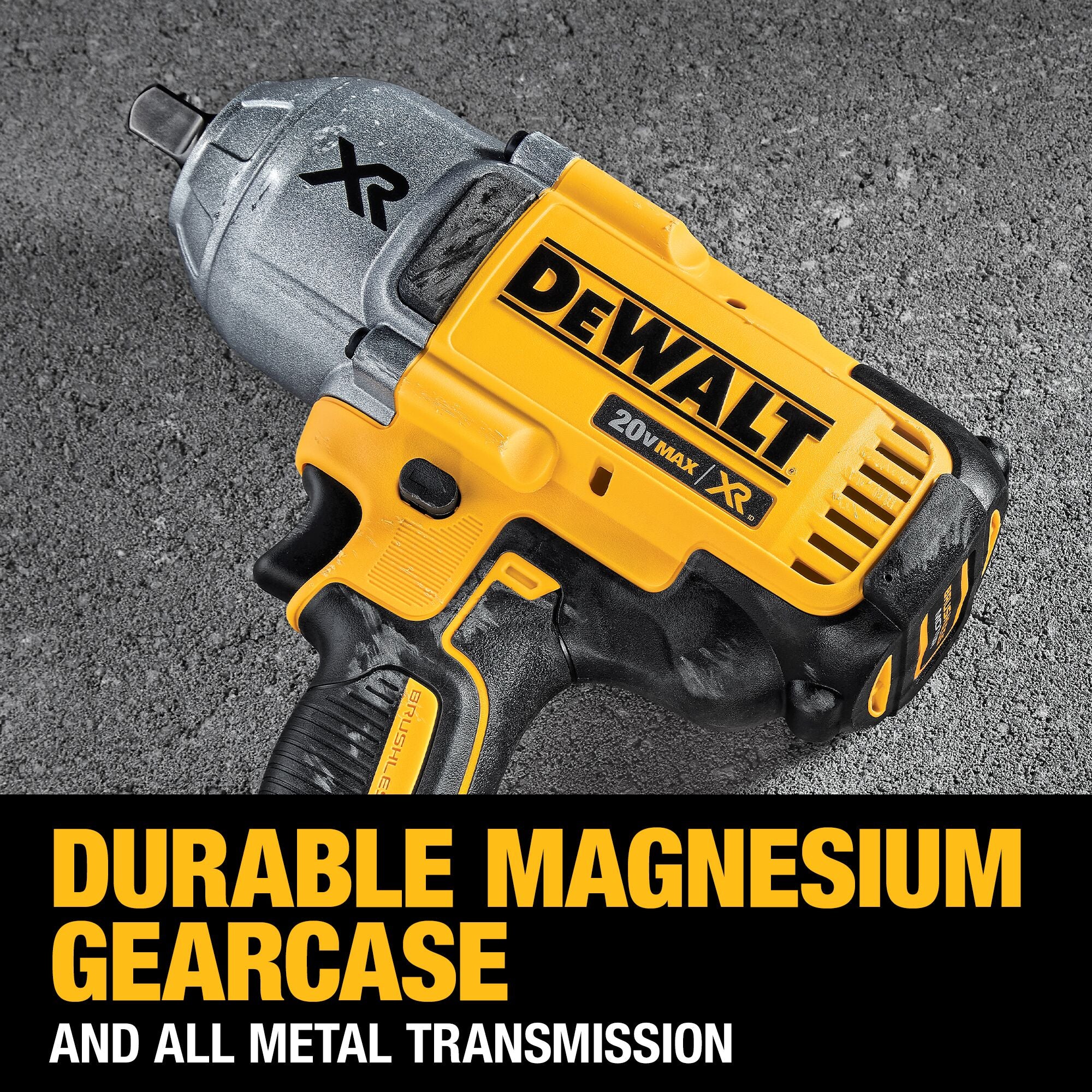 DEWALT 20V MAX XR Brushless Variable Speed 1/2-in Drive Cordless High Torque Impact Wrench (Bare Tool) - Image 6