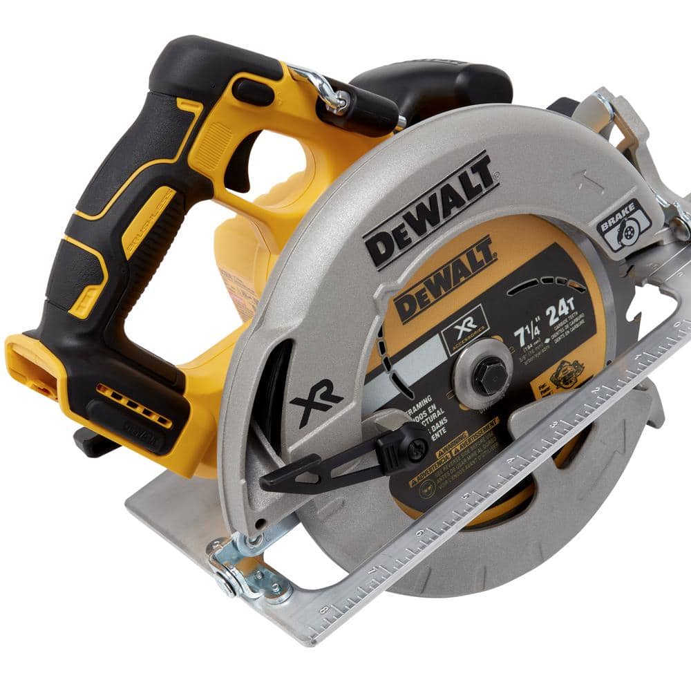 DEWALT 20V MAX XR Cordless Brushless 7-1/4 in. Circular Saw Kit with Battery and Charger - Image 2