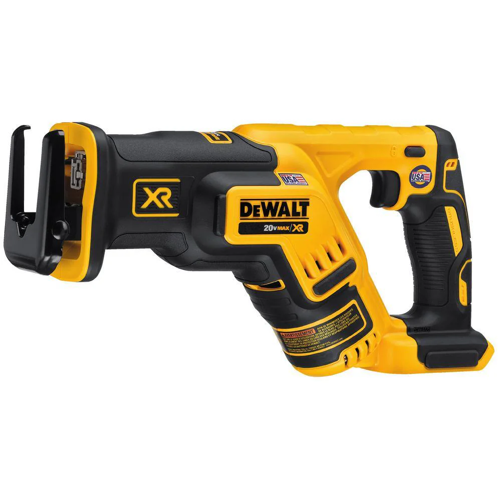 DEWALT 20V MAX XR Cordless Brushless Compact Reciprocating Saw with Battery and Charger - Image 2