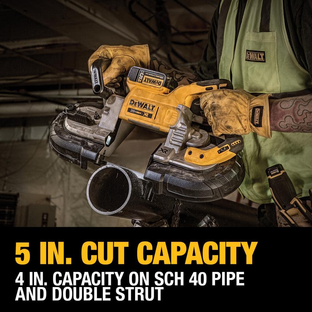 DEWALT 20V MAX XR Cordless Brushless Deep Cut Band Saw (Tool Only) - Image 3