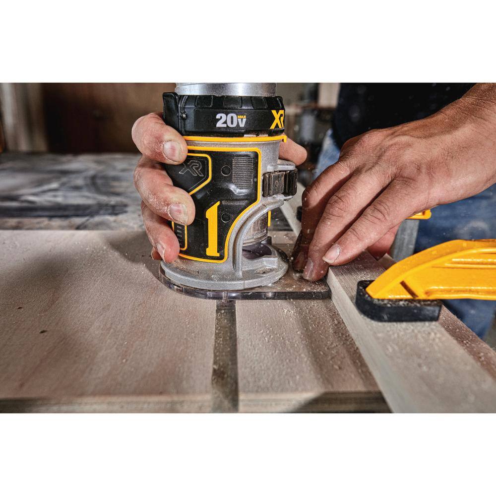 DEWALT 20V MAX XR Cordless Brushless Reciprocating Saw and Compact Router (Tools-Only) - Image 3