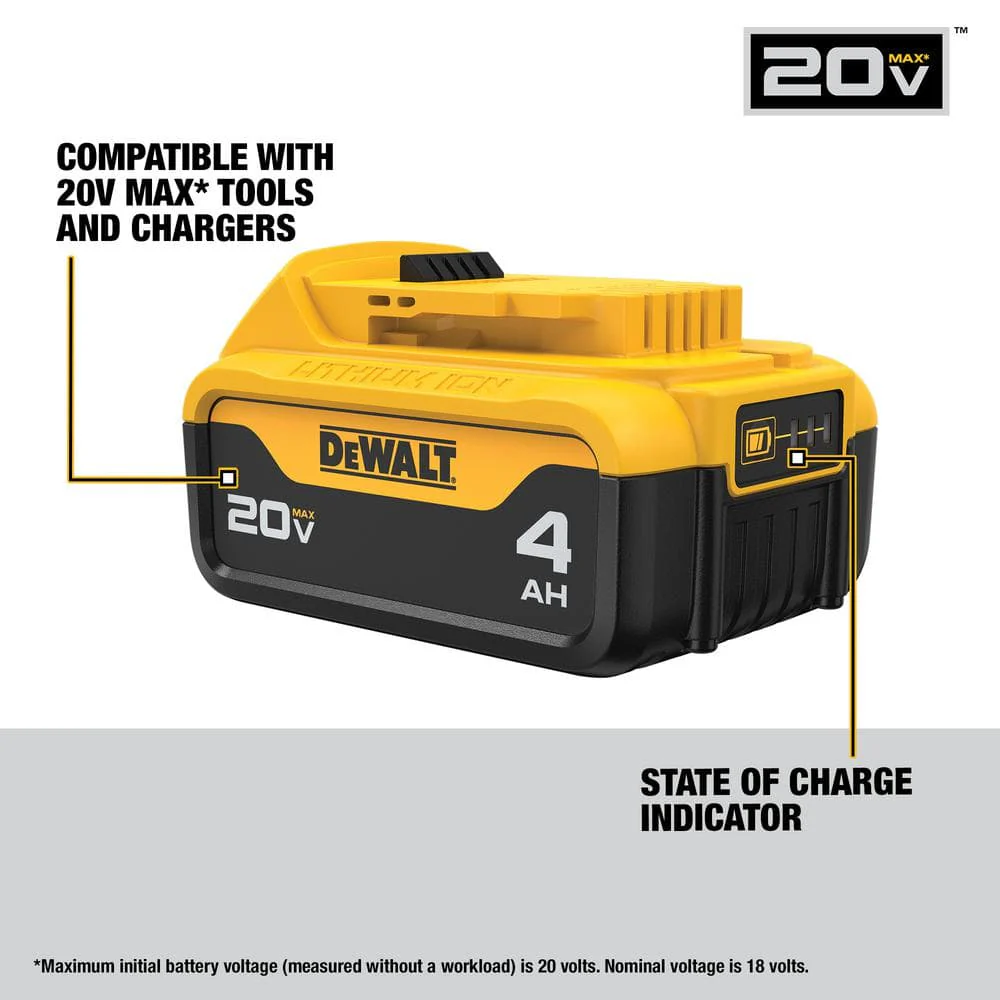 DEWALT 20V MAX XR Lithium-Ion Premium Battery Pack: (1) 6.0Ah, (1) 4.0Ah & (1) 2.0Ah - Image 7