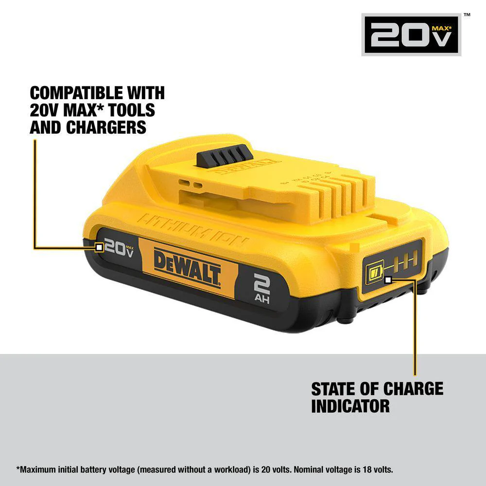 DEWALT 20V MAX XR Lithium-Ion Premium Battery Pack: (1) 6.0Ah, (1) 4.0Ah & (1) 2.0Ah - Image 8