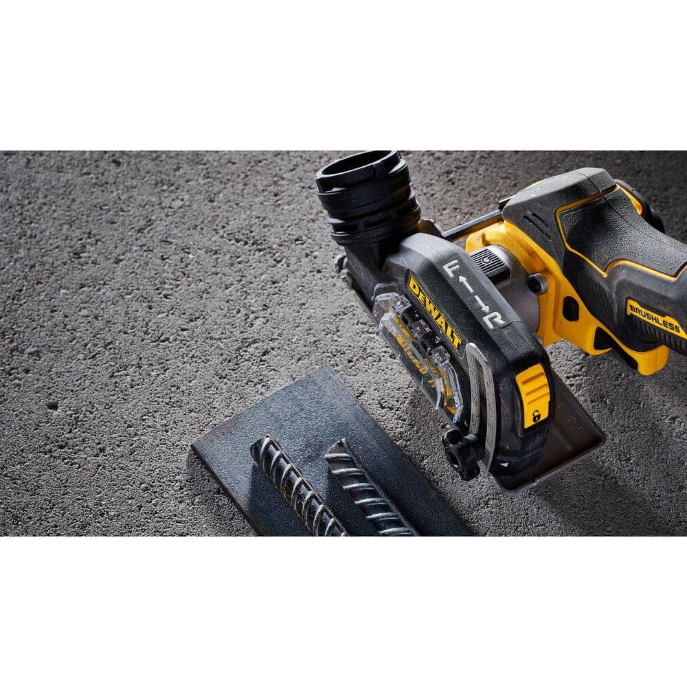 DEWALT 20V XR Lithium-Ion Cordless 3 in. Cut-Off Tool with POWERSTACK 20V 5.0Ah Battery Pack - Image 2