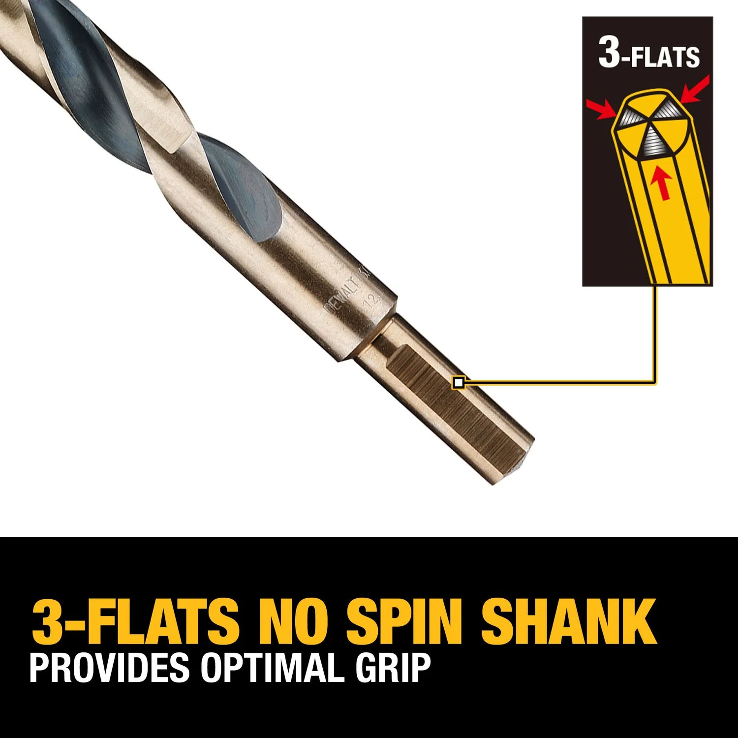 DEWALT 21-Piece Assorted Black & Gold Coated HSS Twist Drill Bit Set - Image 4