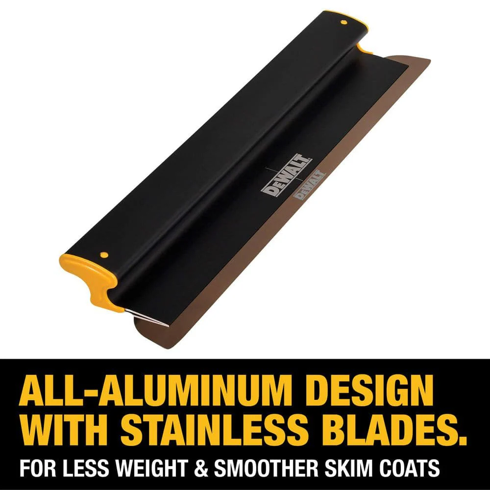 DEWALT 24 in. Skimming Blade with Aluminum Housing and 0.012 in (0.3mm) Replaceable Stainless Steel Insert - Image 3