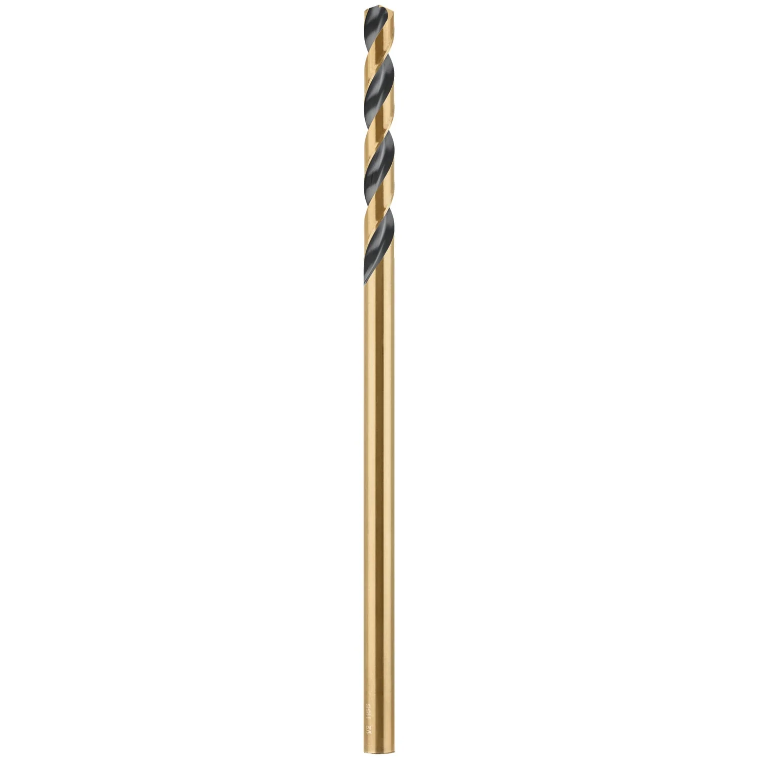 DEWALT 3/8-in x 12-in Black & Gold HSS Aircraft Length Twist Drill Bit, 135° Split Point - Image 2
