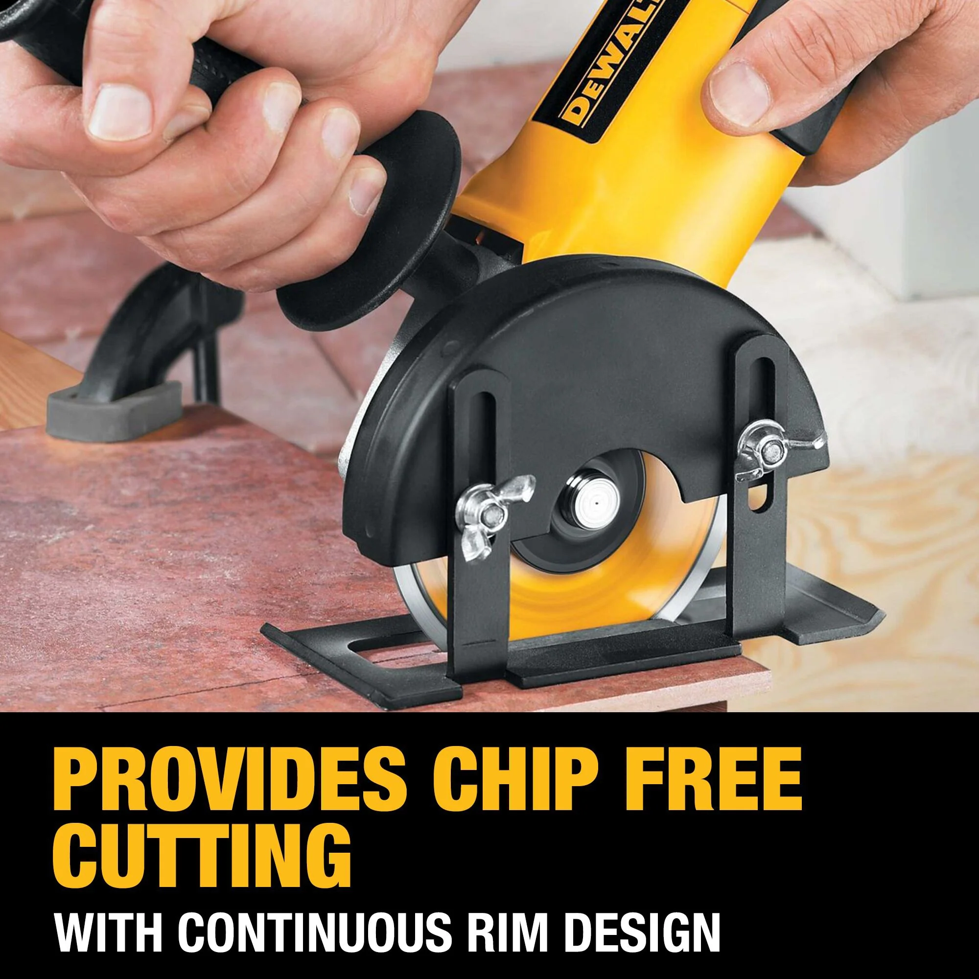 DEWALT 4-in Wet/Dry Continuous Rim Diamond Saw Blade, 20mm Arbor (DW4729) - Image 4