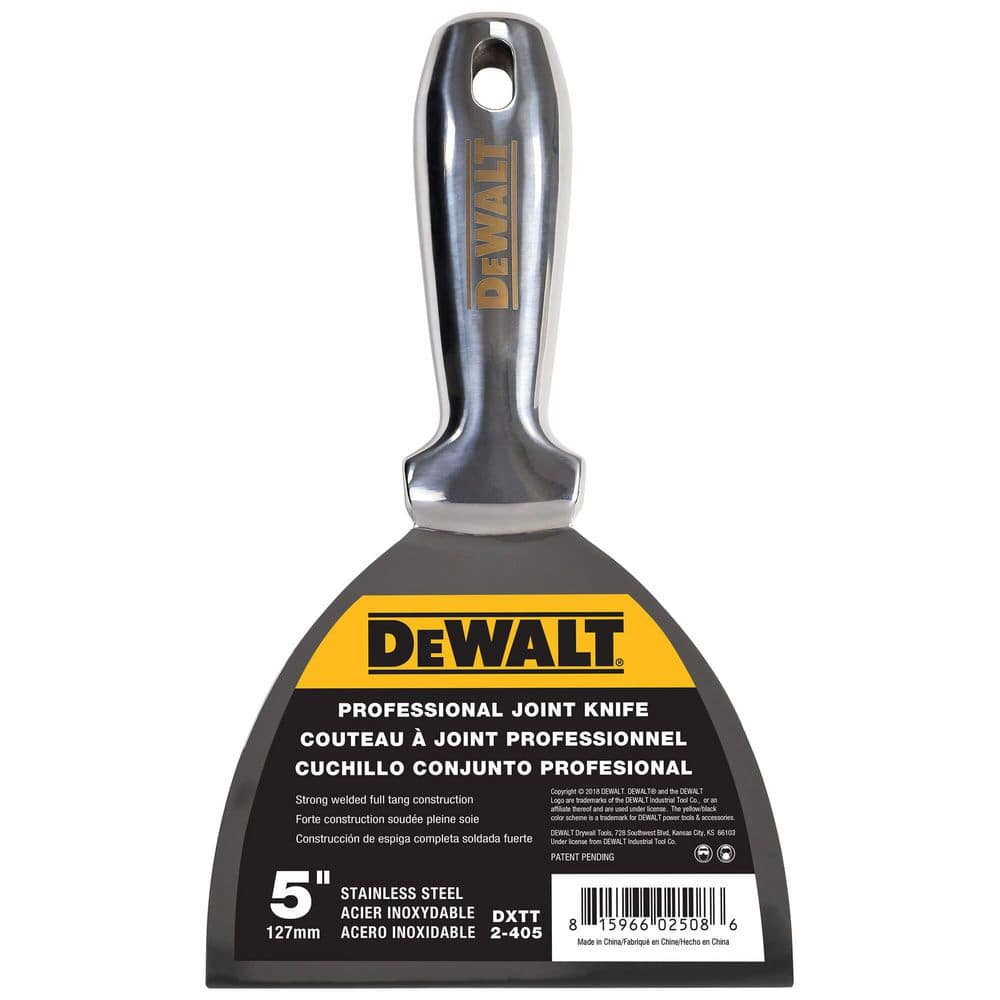 DEWALT 5 in. Stainless Steel Joint Knife with Welded Handle