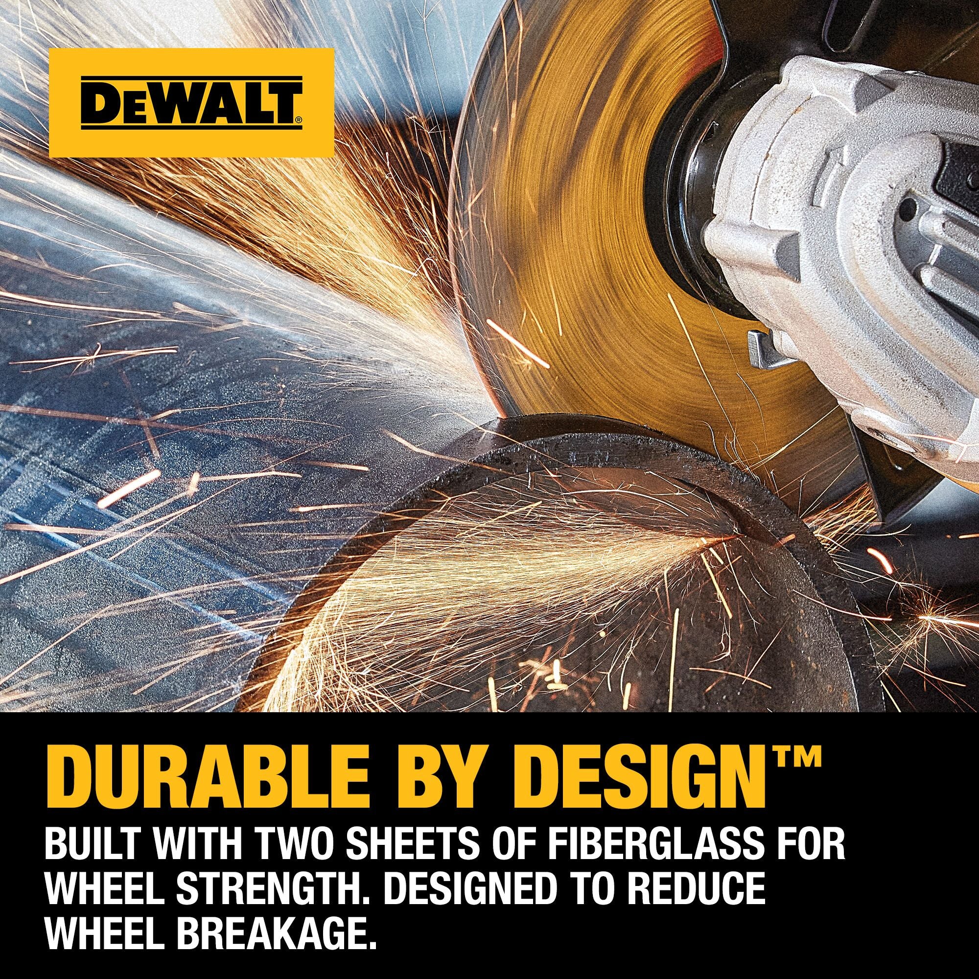DEWALT 5-Pack Aluminum Oxide 4-in Grinding Wheel - Image 7