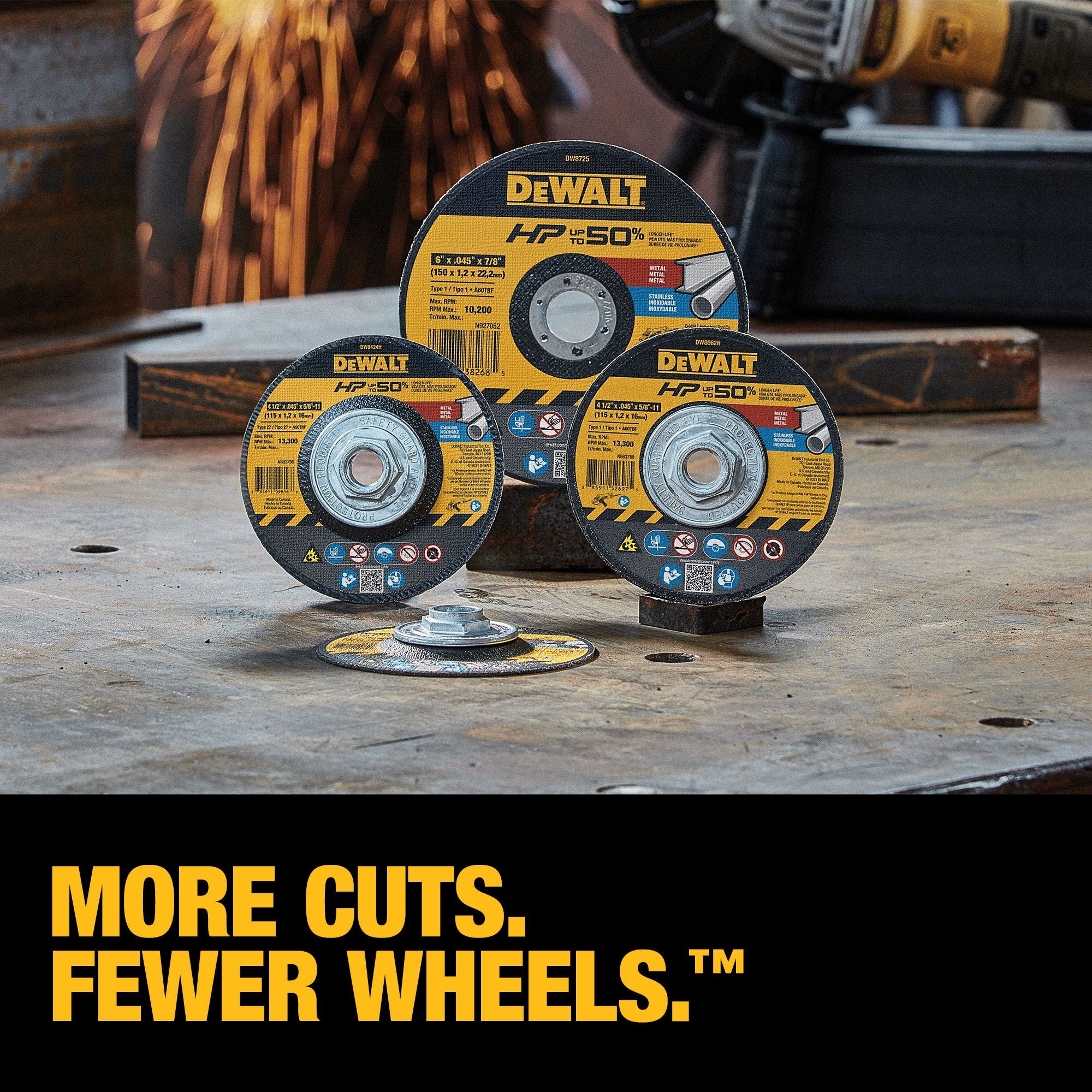 DEWALT 5-Pack Aluminum Oxide 4-in Grinding Wheel - Image 8