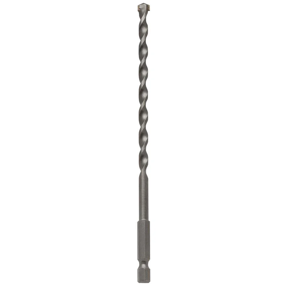 DEWALT 6-in Carbide Masonry Drill Bit for Rotary Drill/Impact Driver, 3/16 in x 4 in x 6 in