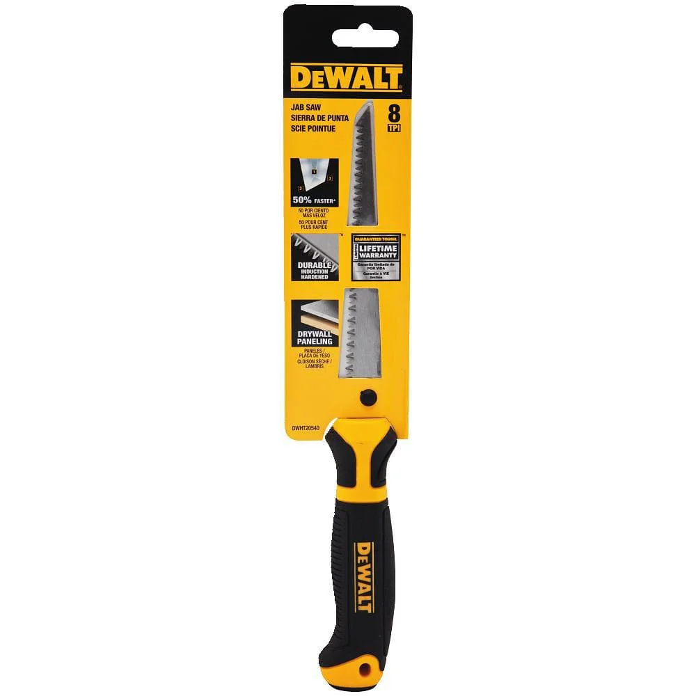 DEWALT 6 in. Jab Saw with Composite Handle, 8 TPI - Image 2