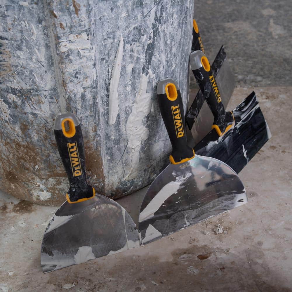 DEWALT 6 in. Stainless Steel Putty Knife with Soft Grip Handle - Image 3