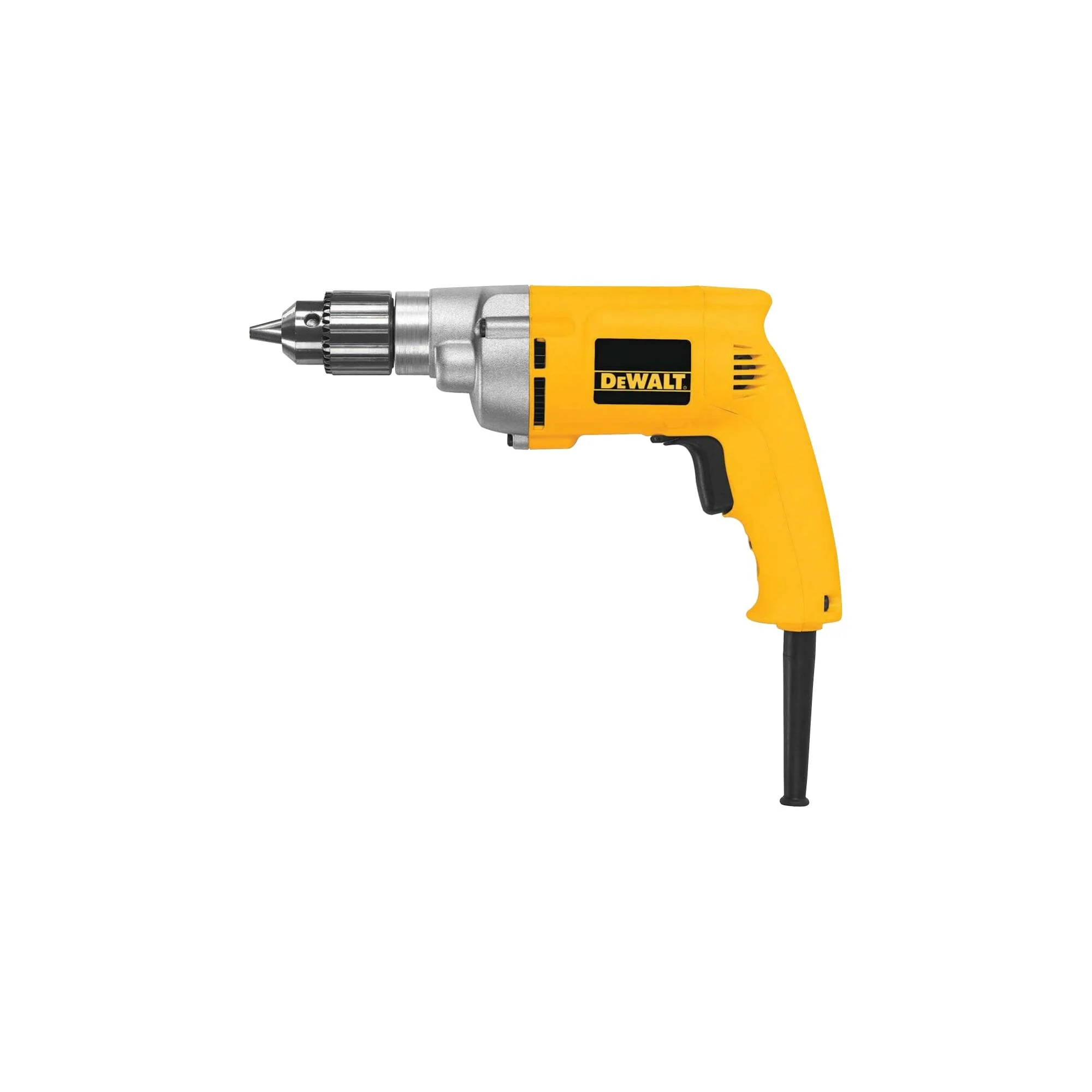 DEWALT 7-Amp 3/8-in Right Angle Corded Drill, Variable Speed, Keyed Chuck (DW223G)