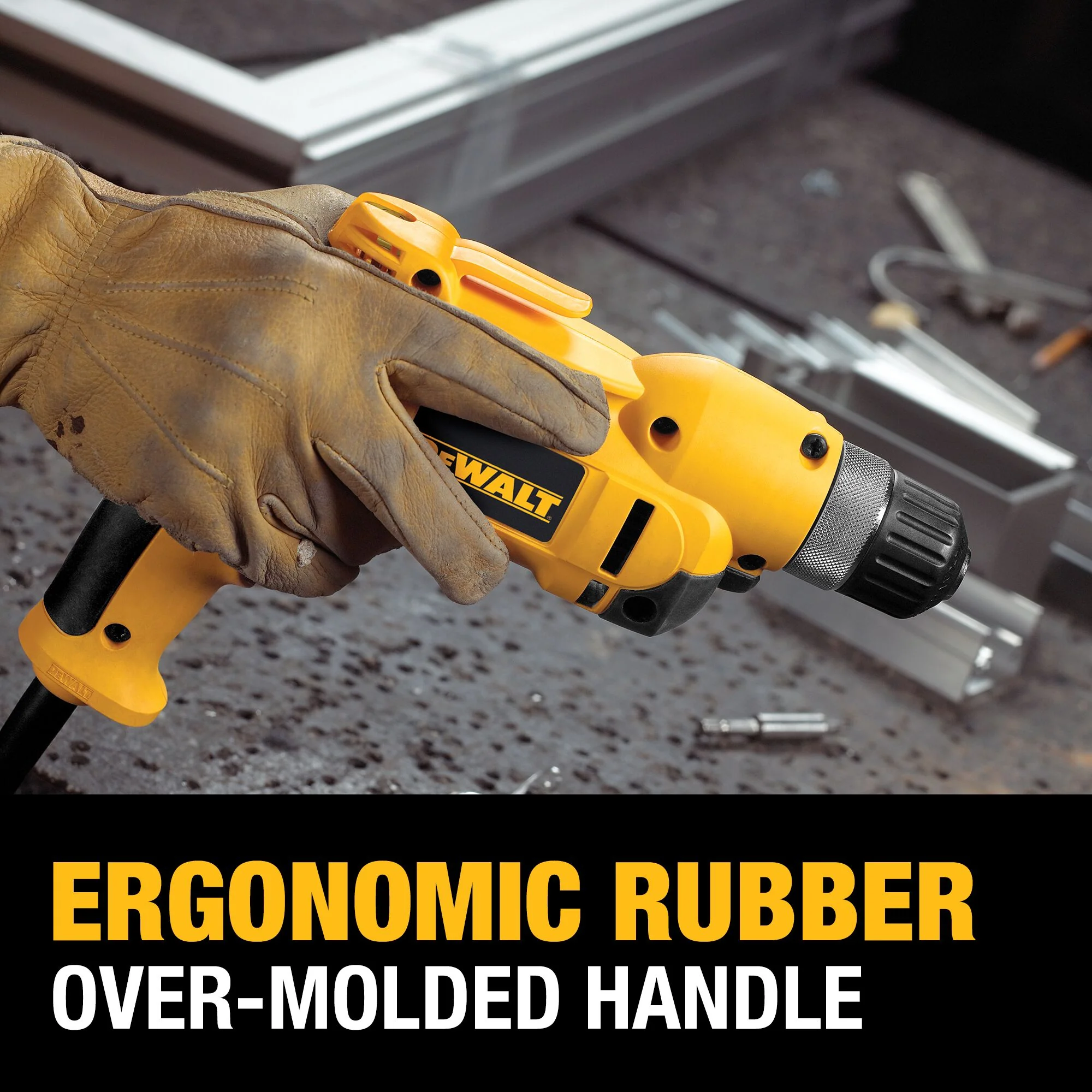 DEWALT 8-Amp 3/8-in Keyless Corded Drill, Soft Bag, 0-2500 RPM (DWD110K) - Image 5