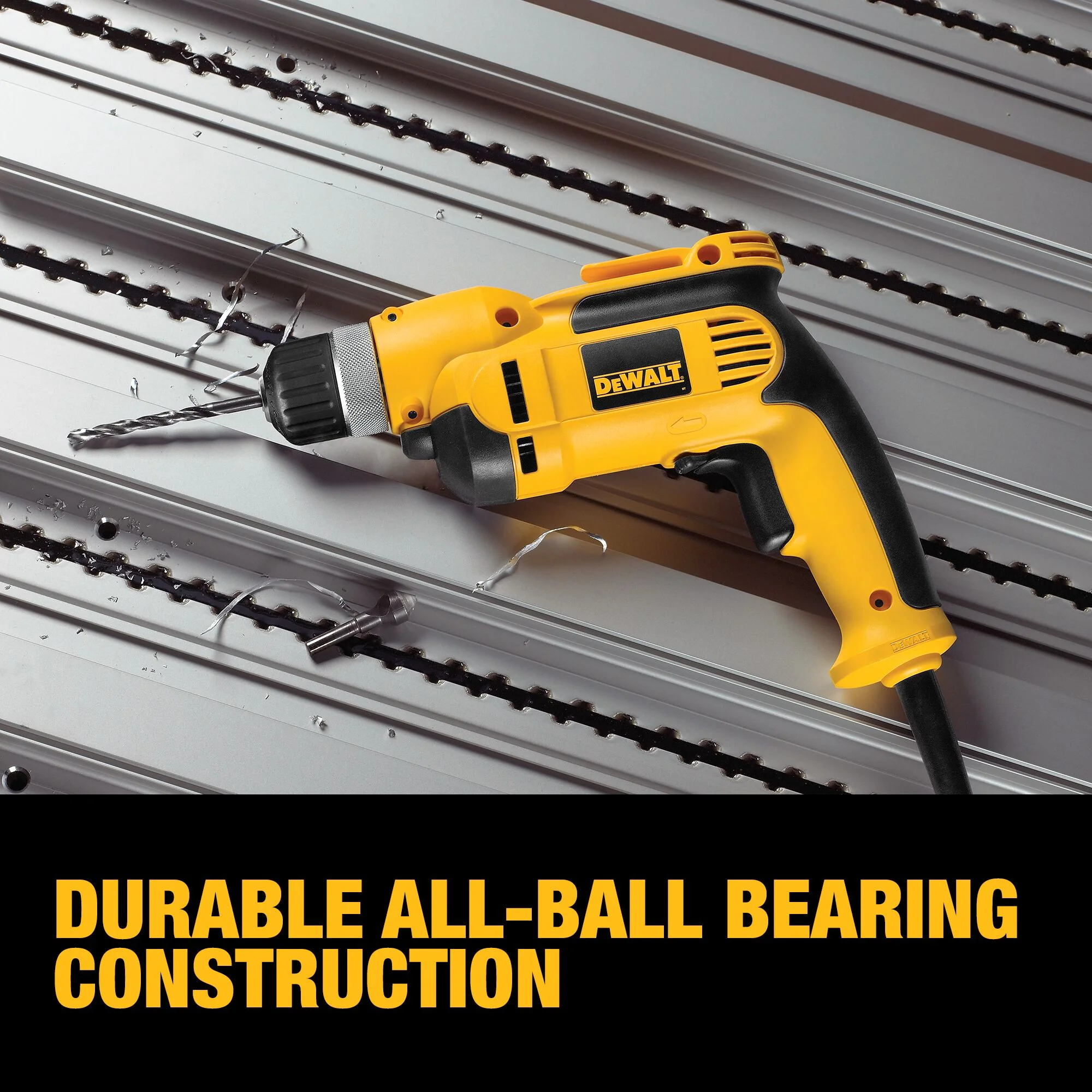 DEWALT 8-Amp 3/8-in Keyless Corded Drill, Soft Bag, 0-2500 RPM (DWD110K) - Image 6