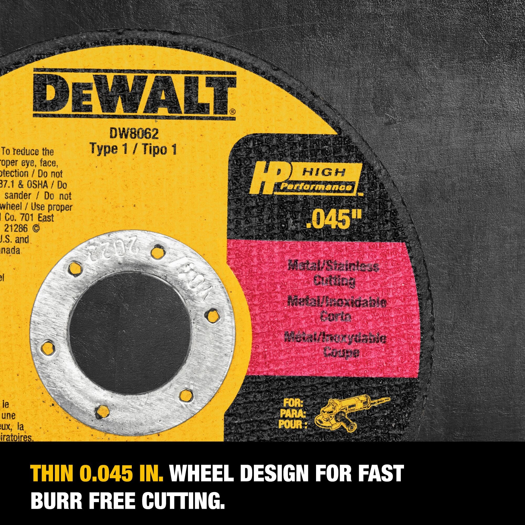 DEWALT Aluminum Oxide 4.5-in 60-Grit Grinding Wheel - Image 6