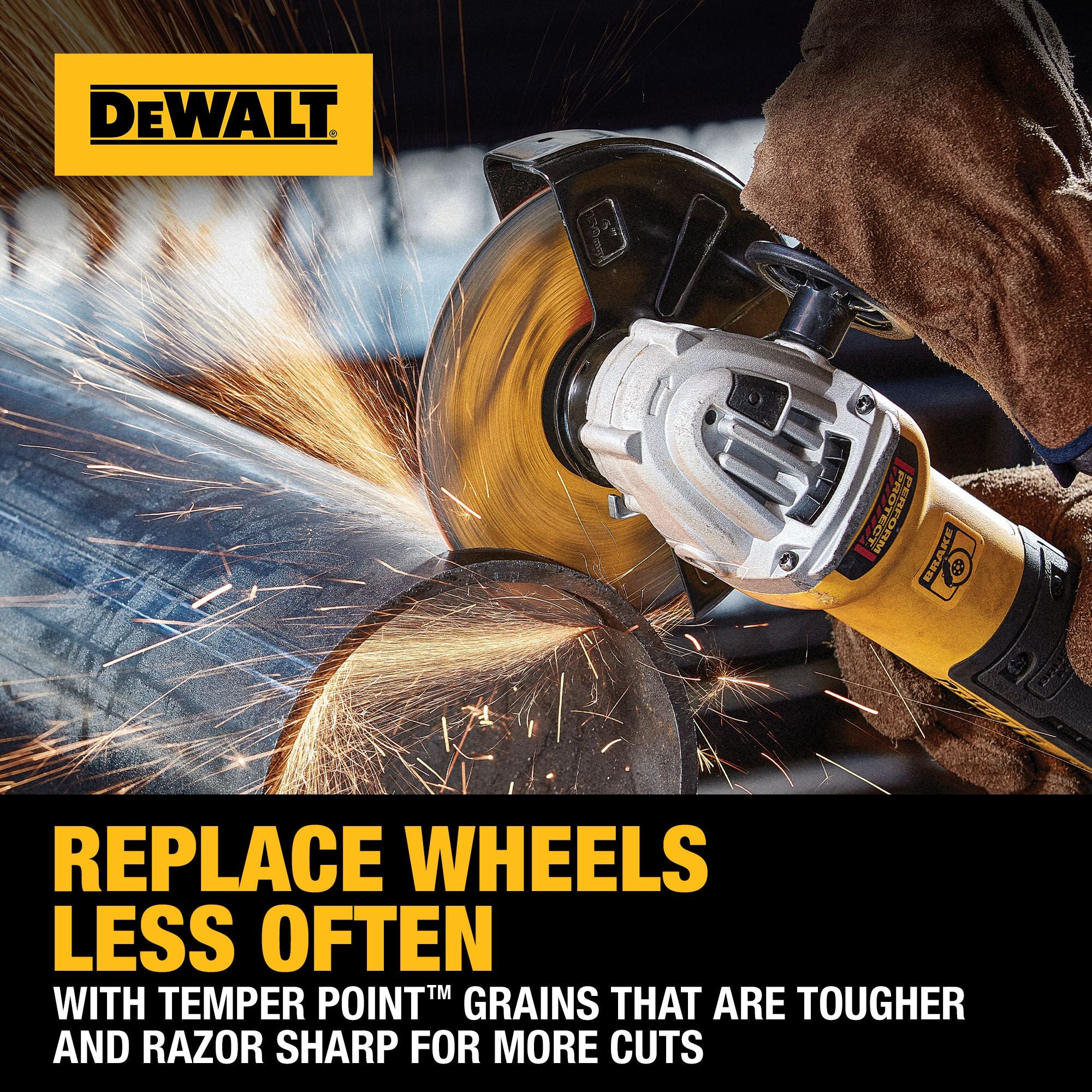 DEWALT Aluminum Oxide 7-in 60-Grit Grinding Wheel, Type 1, 7/8-in Arbor - Image 5