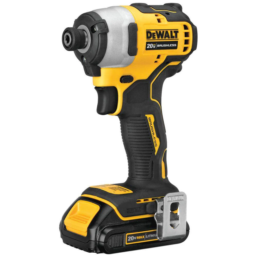DEWALT ATOMIC 20V MAX Cordless Brushless Compact Drill/Impact Combo Kit (2-Tool) with 142-Piece Mechanics Tool Set - Image 7